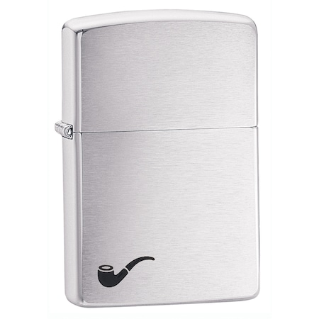 Zippo 2024 Zippo Brushed Chrome Pipe Lighter ZIP-200PL